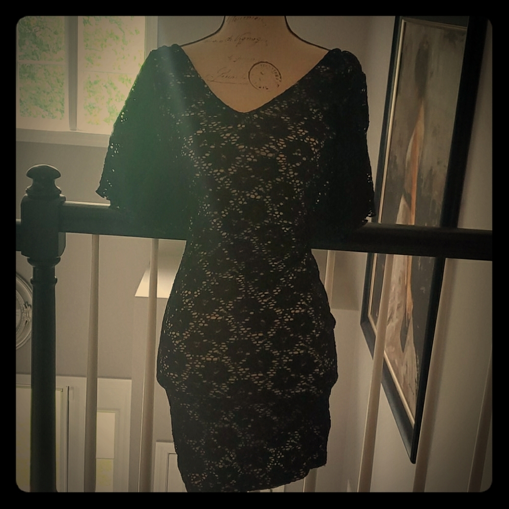 Black lace dress Size Small